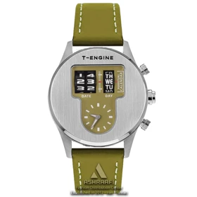 ساعت تی انجین سبز T-Engine Drum Roller-G