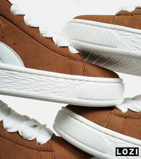 کفش کتانی ورزشی قهوه ای سوخته مردانه و زنانه PUMA suede XL مدل 6890