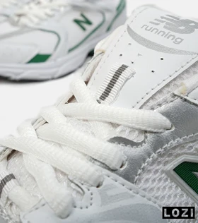 کفش کتانی مردانه و زنانه سفید سبز NEW BALANCE 530