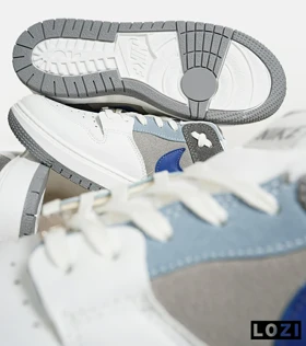 کفش کتانی بزرگ پا طوسی آبی نایک NIKE SB