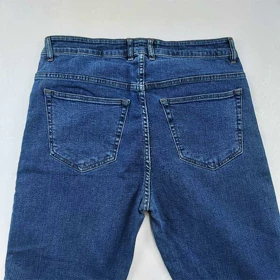 شلوار جین آبی قواره بزرگ مردانه DENIM