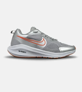 کفش کتانی مردانه طوسی نارنجی نایک NIKE PEGASUS V10