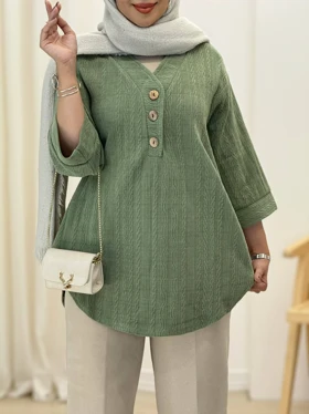 3873-شومیز پاییزه باران