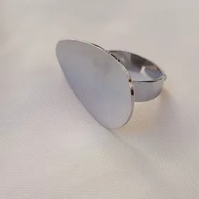 انگشتر استیل طرح اشک