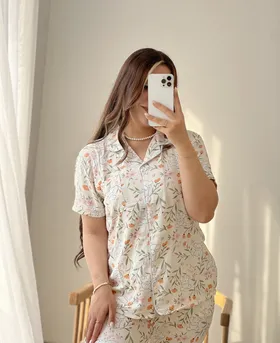 لباس خواب تیشرتی بامبو✨🌸