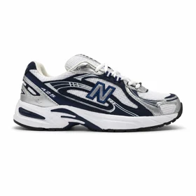 کفش و کتانی مردانه مدل نیوبالانس 425 NEW BALANCE رنگ سفید سرمه ای کد 9945