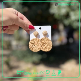 گوشواره حصیری بهار و تابستان کد gh1019