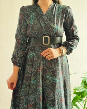 پیراهن مزونی ساتن مهناز 1