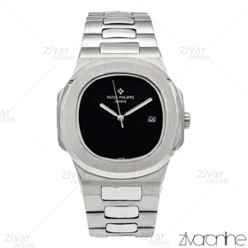 ساعت پتک فیلیپ ناتیلوس مردانه صفحه مشکی مهندسی 106056