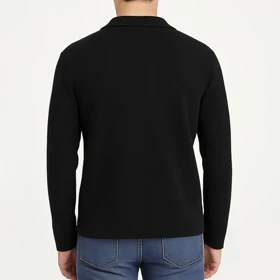 ژاکت بافت اورسایز مردانه - 03242511