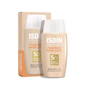 ضد آفتاب SPF 50 فیوژن واتر مجیک ایزدین رنگ لایت 50 میل