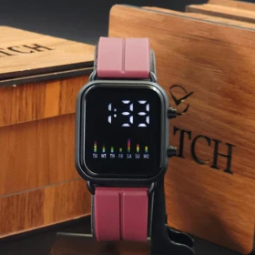 ساعت مچی مردانه و زنانه ال ای دی دیجیتالی LED طرح اپل واچ کد 2