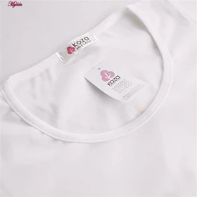 سارافون زنانه کوزا مدل آستین چین‌دار سفید کد 9230