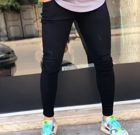 شلوار جین مشکی فول کش