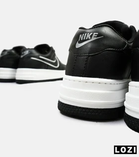 کفش کتانی مردانه و زنانه مشکی سفید نایک NIKE AIR FORCE مدل 4696