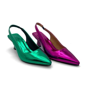 کفش مجلسی زنانه پاشنه‌دار 3 سانت مدل 4028 _ sandal valentino