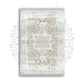 *جدید* فرشینه از جنس پارچه شانل مخمل ترک طرح فانتزی برند دفه کد 1649