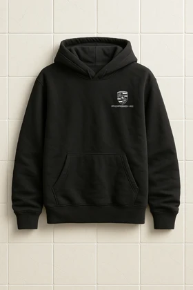 هودی مشکی طرح porsche