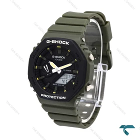 جیشاک زنانه GMA-S2100 سبز صفحه مشکی G-shock-6410-L