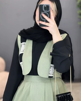 جلیقه پاپیون رسمی لینن