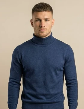 بافت یقه اسکی مردانه BY04