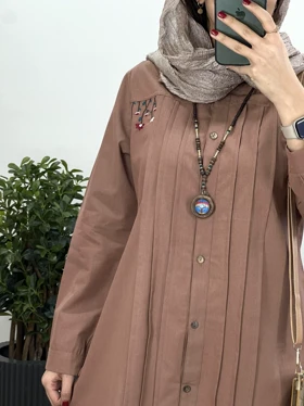 مانتو لینن گلدوزی سارگل(ایراد دار)