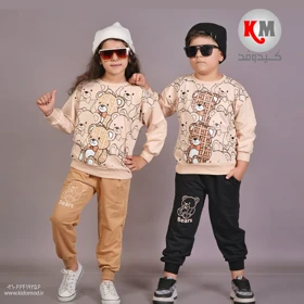 بلوز شلوار اسپرت طرح خرس