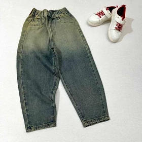 شلوار مام بچه گانه طرح دورنگ 66 خارجی