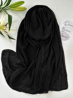 شال مشکی سکه ای