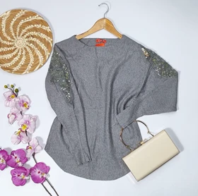 بلوز بافت گپ مدل طنین کد40184