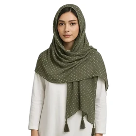 شال طرح خال‌خال زنانه - 39251305