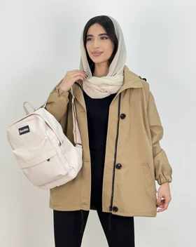 بارانی کلاه دارترگل(68)کد:4633