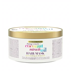 ماسک مو ترمیم‌کننده کاسه‌ای مناسب موهای خشک و آسیب‌دیده او جی ایکس, OGX مدل Coconut Miracle Oil حجم 300 میل