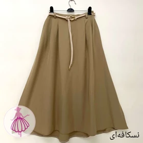 دامن برماندو پیله داربلند (نسکافه ای)