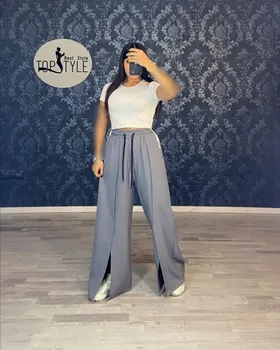 شلوار بگ چاک‌دار کد:7548