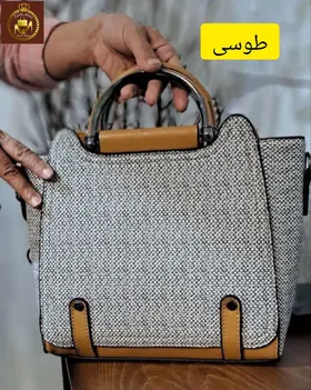 کیف کنفی دستی زنانه دسته ماتیکی