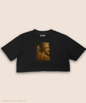 کراپ زنانه اصیل ایرانی طرح داریوش بزرگ کد 1002