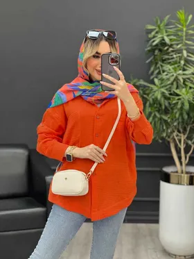 شومیز آستین پاگن پشت پیله