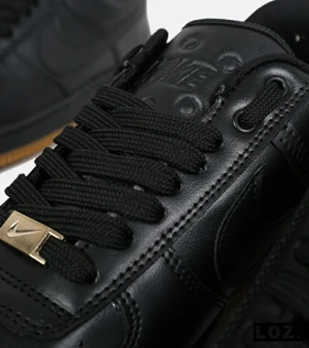 کفش کتانی بزرگ پا مشکی کرم NIKE AIR FORCE مدل 6702