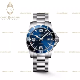 ساعت مچی لونژین اتوماتیک بند سیلور صفحه آبی Longines