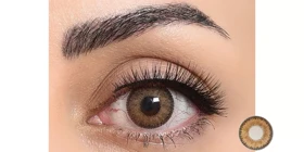 لنز رنگی سالانه پلی ویو Polyvue (Choco (قهوه‌ای))