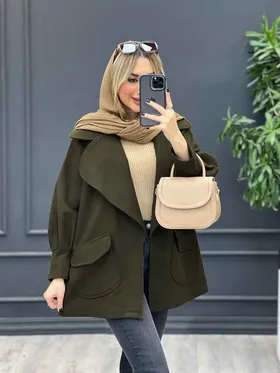 پالتو یقه انگلیسی دو جیب