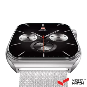 ساعت مچی هوشمند سوئیس میلیتاری SWISS MILITARY مدل SM-WAT-ALPS3-SLF-SLSTEELST