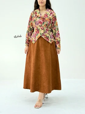 ست زنانه کوبلن |کت و دامن زنانه
