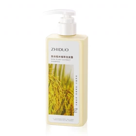 شامپو تقویت کننده و نرم کننده عصاره برنج ژیدو ZHIDUO