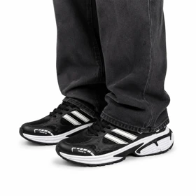 کفش کتانی مردانه مدل آدیداس مشکی سفید adidas