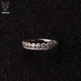 انگشتر الماس دولاین نقره ای ژوپینگ