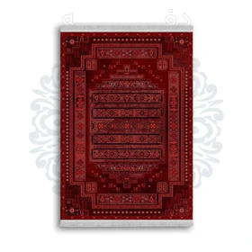 *جدید* فرشینه از جنس پارچه شانل مخمل ترک طرح فانتزی برند دفه کد 1502