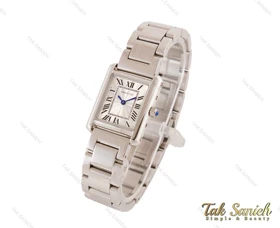 ساعت کارتیه تانک نقره ای زنانه Cartier-3694-L