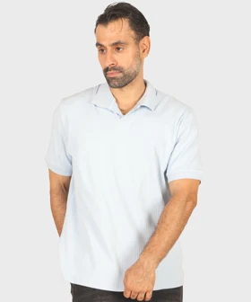 تیشرت یقه شکاری مردانه 1756